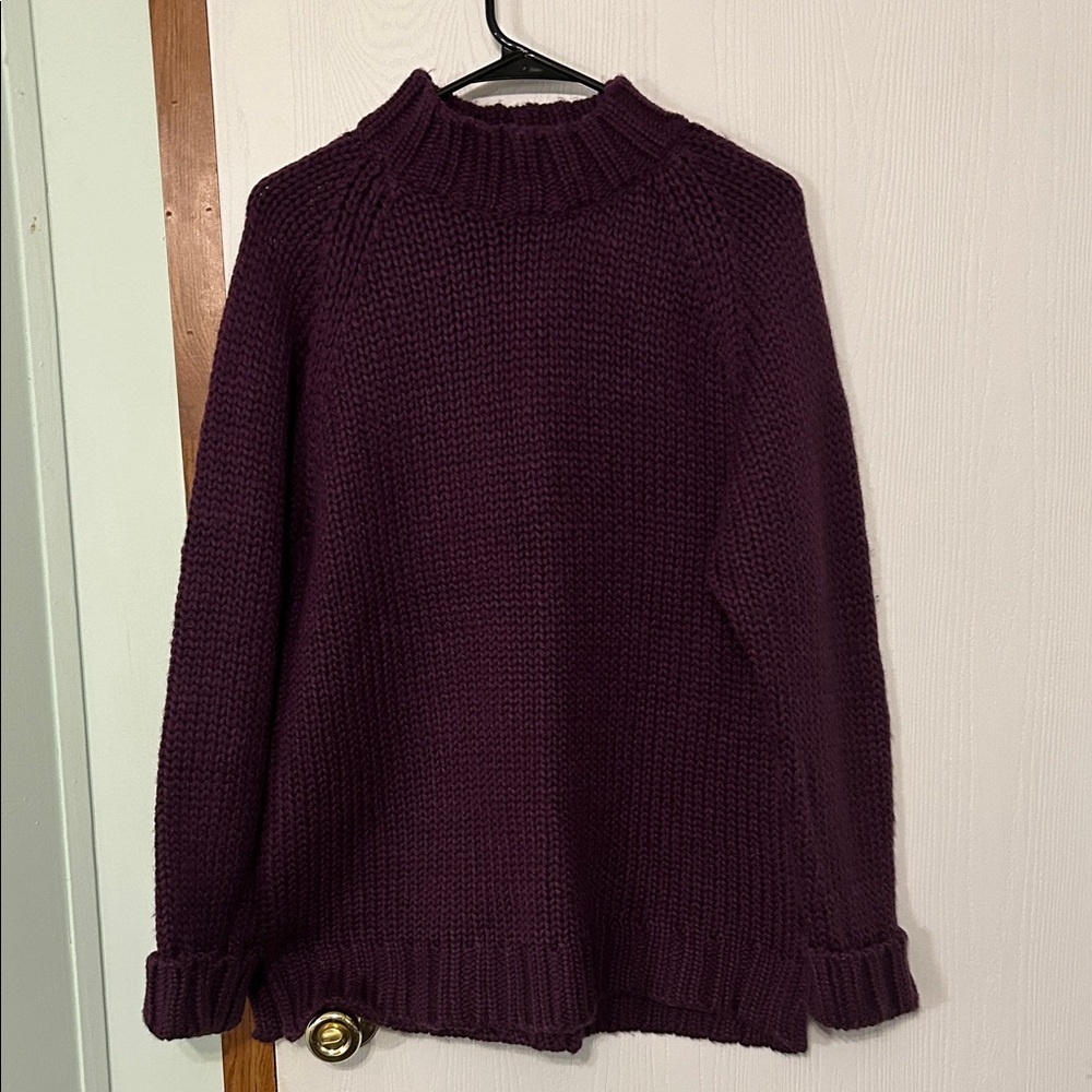 Paul Harris Design Women's Purple Knit Sweater Size Large